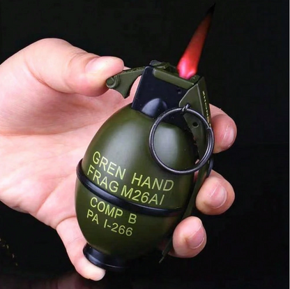 Grenade Lighter™ — Novelty Refillable Butane Torch Lighter